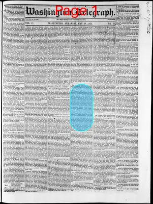 Page thumbnail for Washington Telegraph