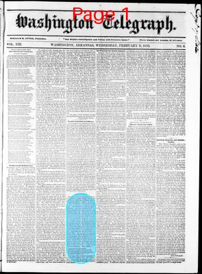 Page thumbnail for Washington Telegraph