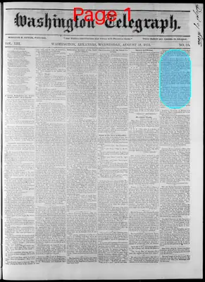 Page thumbnail for Washington Telegraph