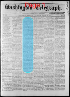 Page thumbnail for Washington Telegraph