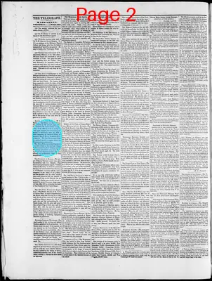 Page thumbnail for Washington Telegraph