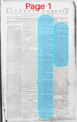 Page thumbnail for The Kentucky Gazette