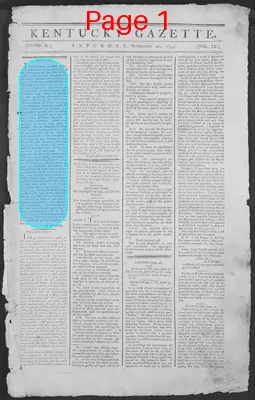 Page thumbnail for The Kentucky Gazette