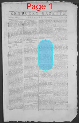 Page thumbnail for The Kentucky Gazette