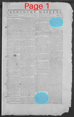 Page thumbnail for The Kentucky Gazette