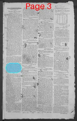 Page thumbnail for The Kentucky Gazette