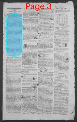 Page thumbnail for The Kentucky Gazette