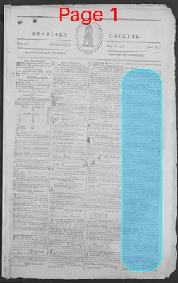 Page thumbnail for The Kentucky Gazette