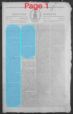 Page thumbnail for The Kentucky Gazette