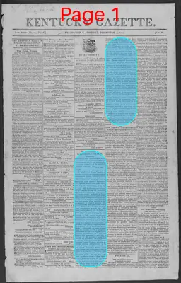 Page thumbnail for Kentucky Gazette