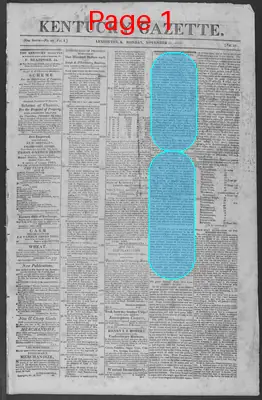 Page thumbnail for Kentucky Gazette