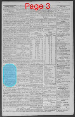 Page thumbnail for Kentucky Gazette