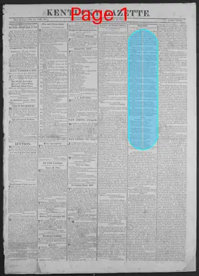 Page thumbnail for Kentucky Gazette