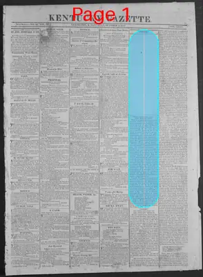 Page thumbnail for Kentucky Gazette