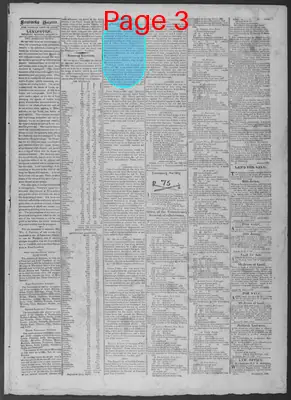 Page thumbnail for Kentucky Gazette