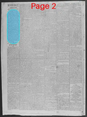 Page thumbnail for Kentucky Gazette