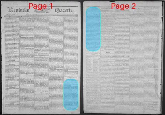 Page thumbnail for Kentucky Gazette