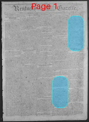 Page thumbnail for Kentucky Gazette
