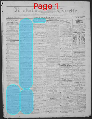 Page thumbnail for Kentucky Gazette