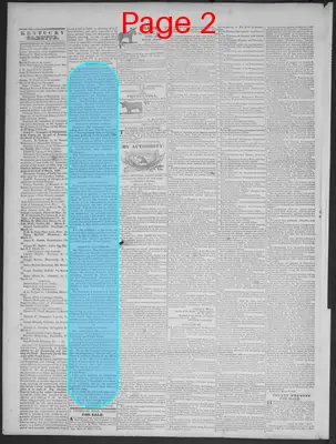 Page thumbnail for Kentucky Gazette