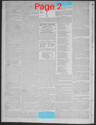 Page thumbnail for Kentucky Gazette