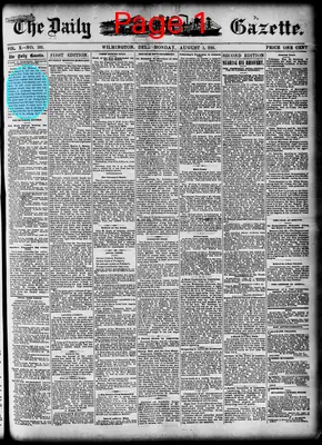 Page thumbnail for The Daily Gazette