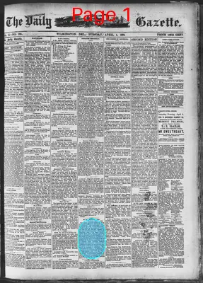 Page thumbnail for The Daily Gazette