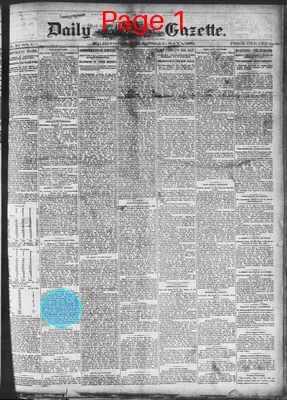 Page thumbnail for The Daily Gazette