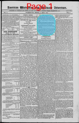 Page thumbnail for American Watchman And Delaware Advertiser