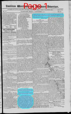 Page thumbnail for American Watchman And Delaware Advertiser
