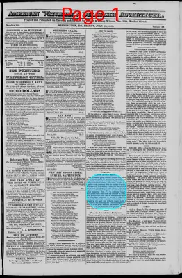 Page thumbnail for American Watchman And Delaware Advertiser