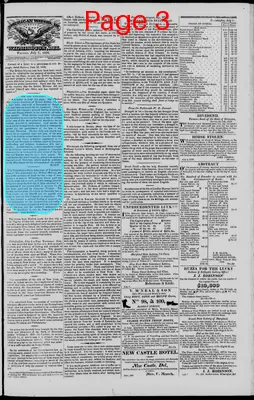 Page thumbnail for American Watchman And Delaware Advertiser