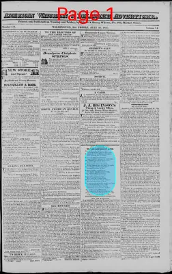 Page thumbnail for American Watchman And Delaware Advertiser