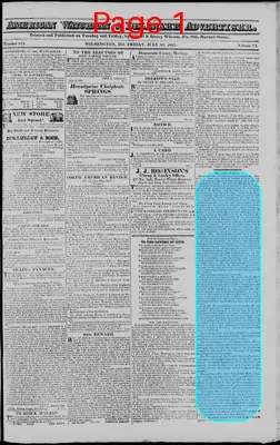 Page thumbnail for American Watchman And Delaware Advertiser