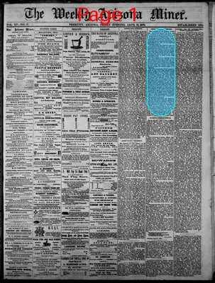 Page thumbnail for The Weekly Arizona Miner