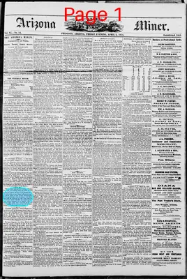 Page thumbnail for Arizona Weekly Miner
