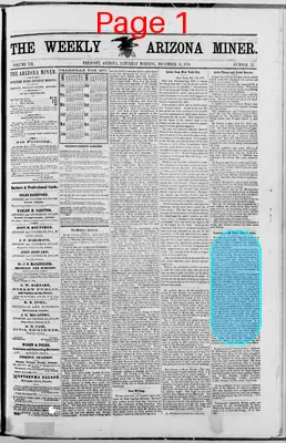 Page thumbnail for The Weekly Arizona Miner