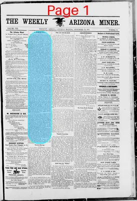 Page thumbnail for The Weekly Arizona Miner