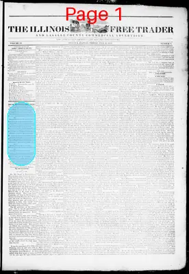 Page thumbnail for The Illinois Free Trader And Lasalle County Commercial Advertiser