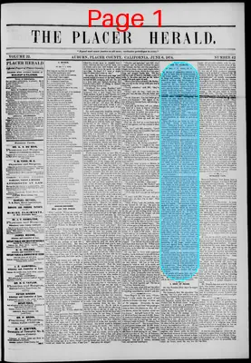 Page thumbnail for The Placer Herald