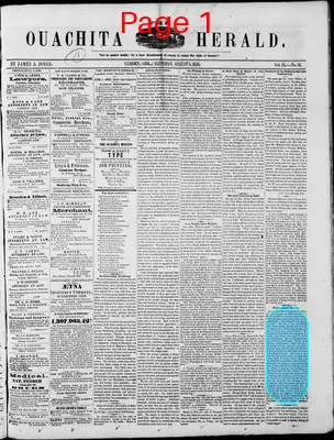Page thumbnail for The Ouachita Herald