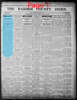 Page thumbnail for Barbour County Index