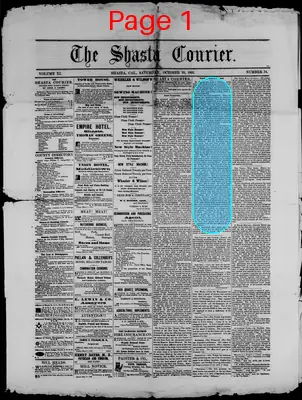 Page thumbnail for The Shasta Courier