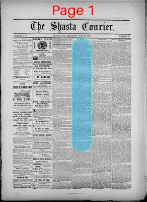 Page thumbnail for The Shasta Courier