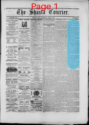 Page thumbnail for The Shasta Courier