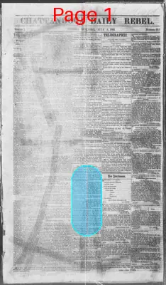 Page thumbnail for The Chattanooga Daily Rebel
