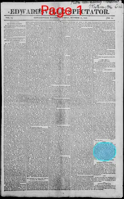 Page thumbnail for Edwardsville Spectator