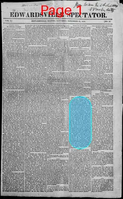 Page thumbnail for Edwardsville Spectator