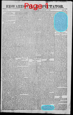 Page thumbnail for Edwardsville Spectator