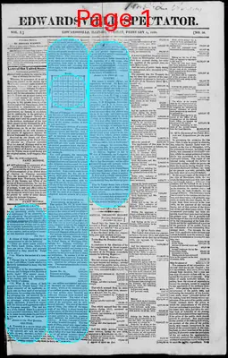 Page thumbnail for Edwardsville Spectator